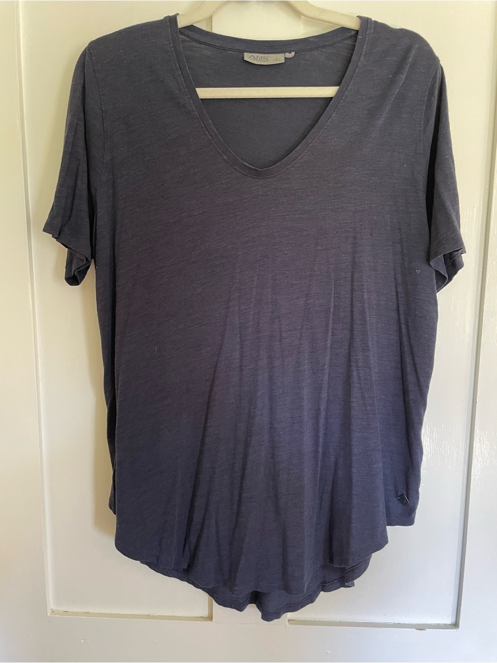 Washed Slate V-Neck Short Sleeve Tee by Rails